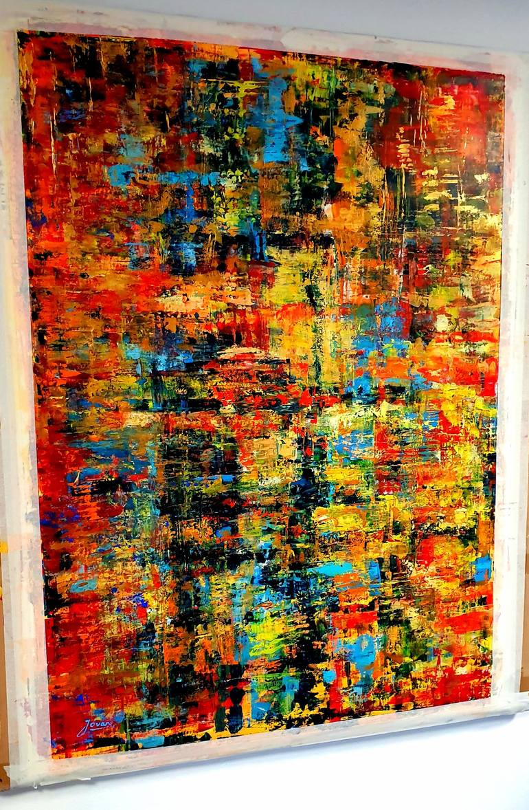 Original Abstract Painting by Jovan Srijemac