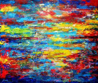 Original Abstract Expressionism Abstract Paintings by Jovan Srijemac