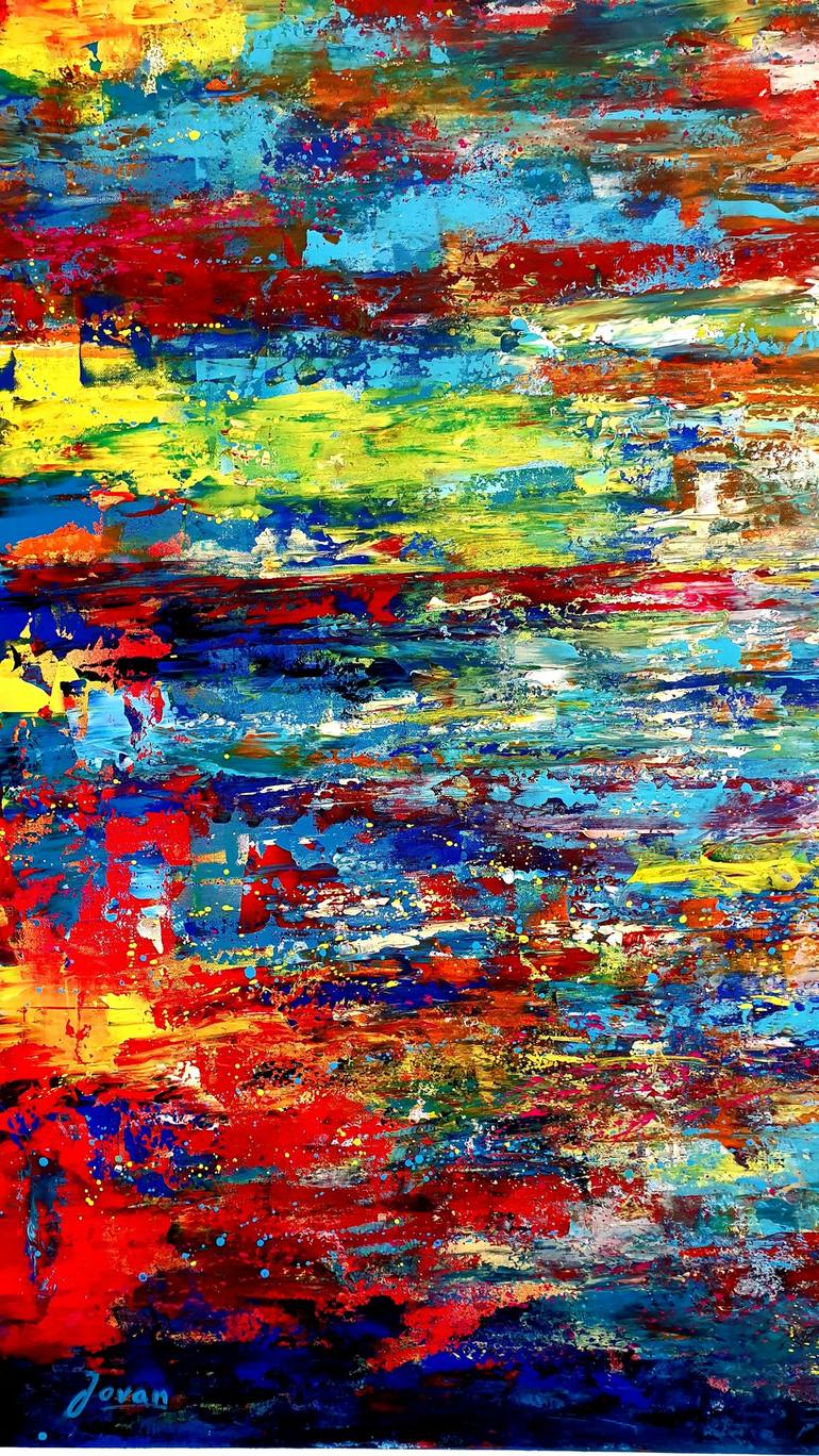 Landscape of Good Vibrations Painting by Jovan Srijemac | Saatchi Art