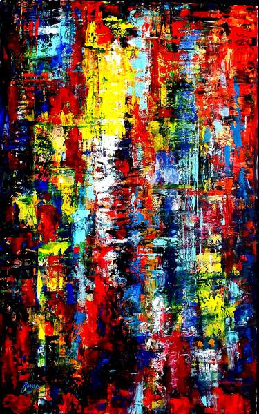 Original Abstract Expressionism Abstract Paintings by Jovan Srijemac