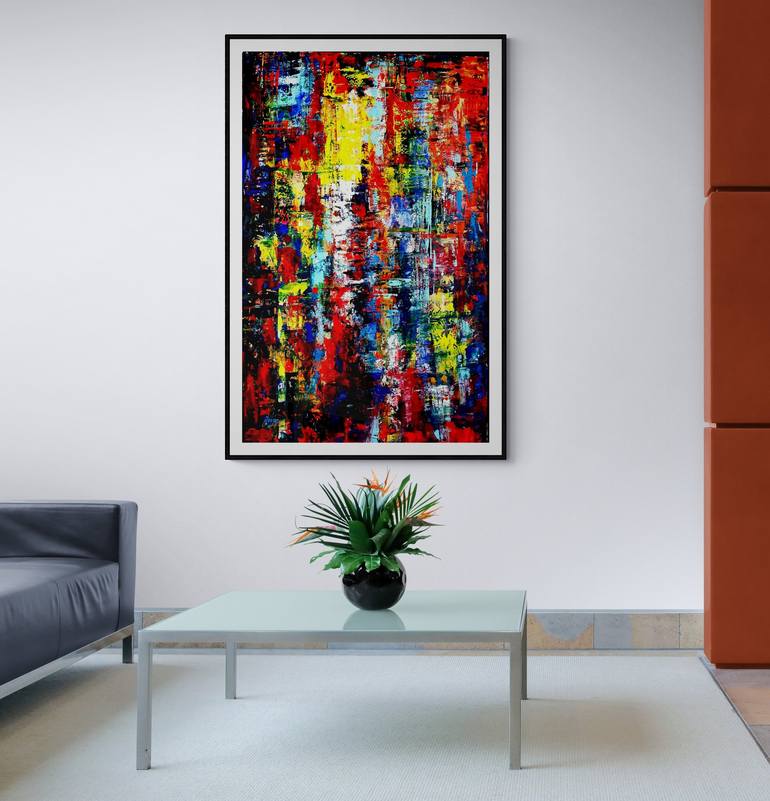 Original Abstract Painting by Jovan Srijemac