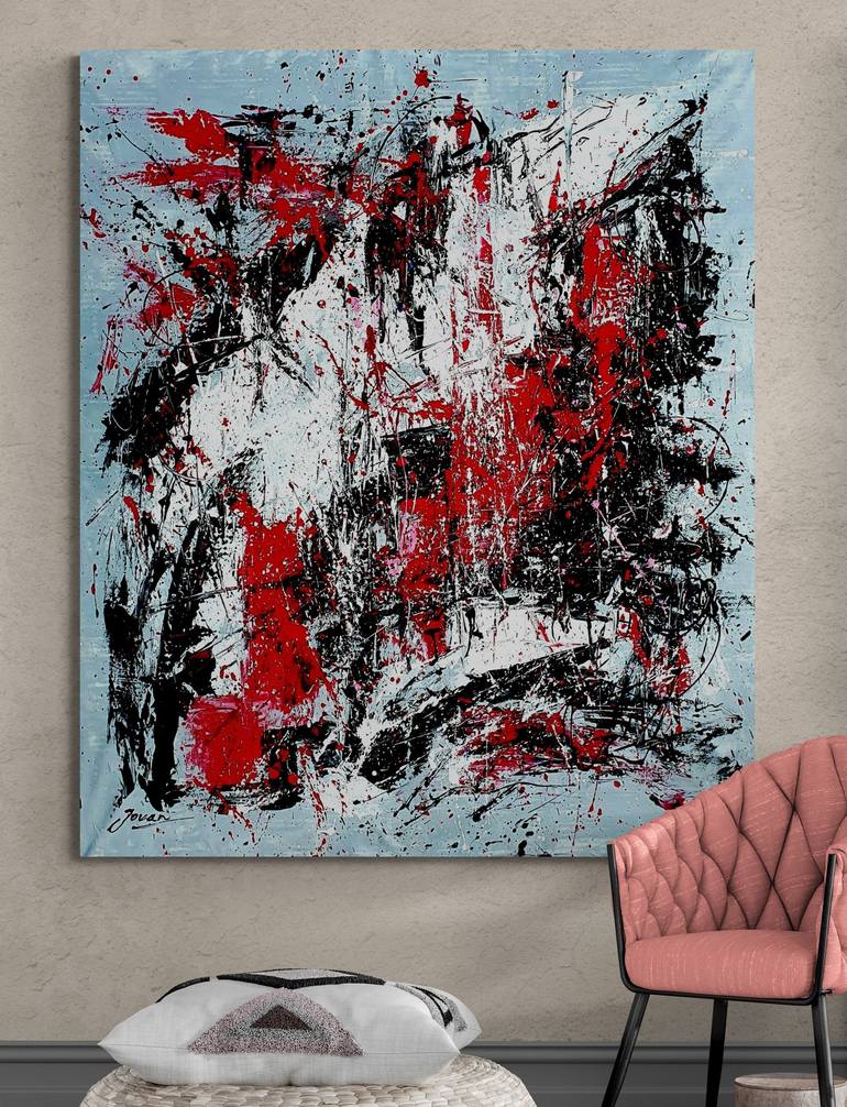 Original Abstract Painting by Jovan Srijemac