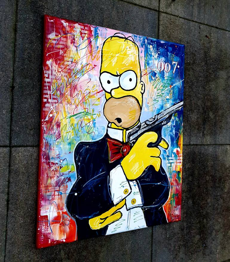 Original Pop Art Comics Painting by Jovan Srijemac