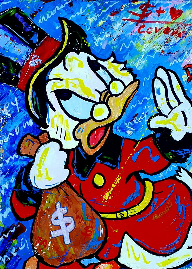Original Pop Art Comics Painting by Jovan Srijemac