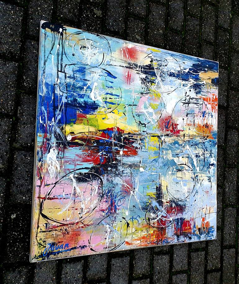 Original Abstract Painting by Jovan Srijemac