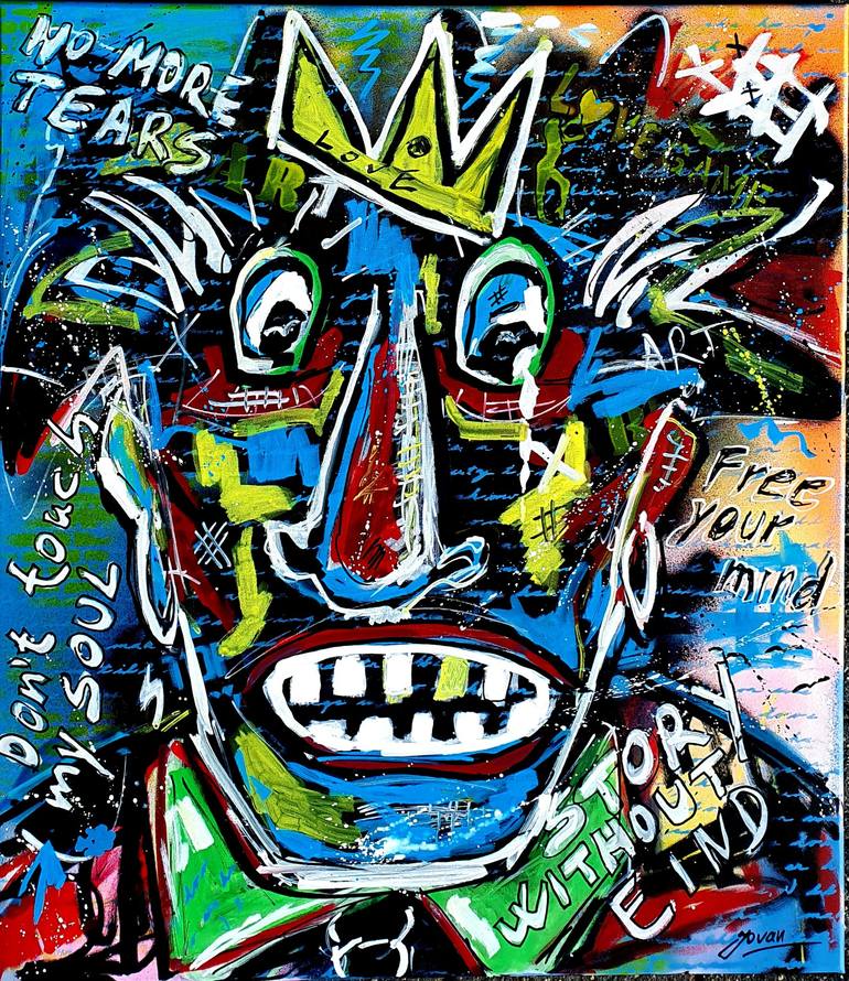 Original Pop Art Abstract Paintings by Jovan Srijemac