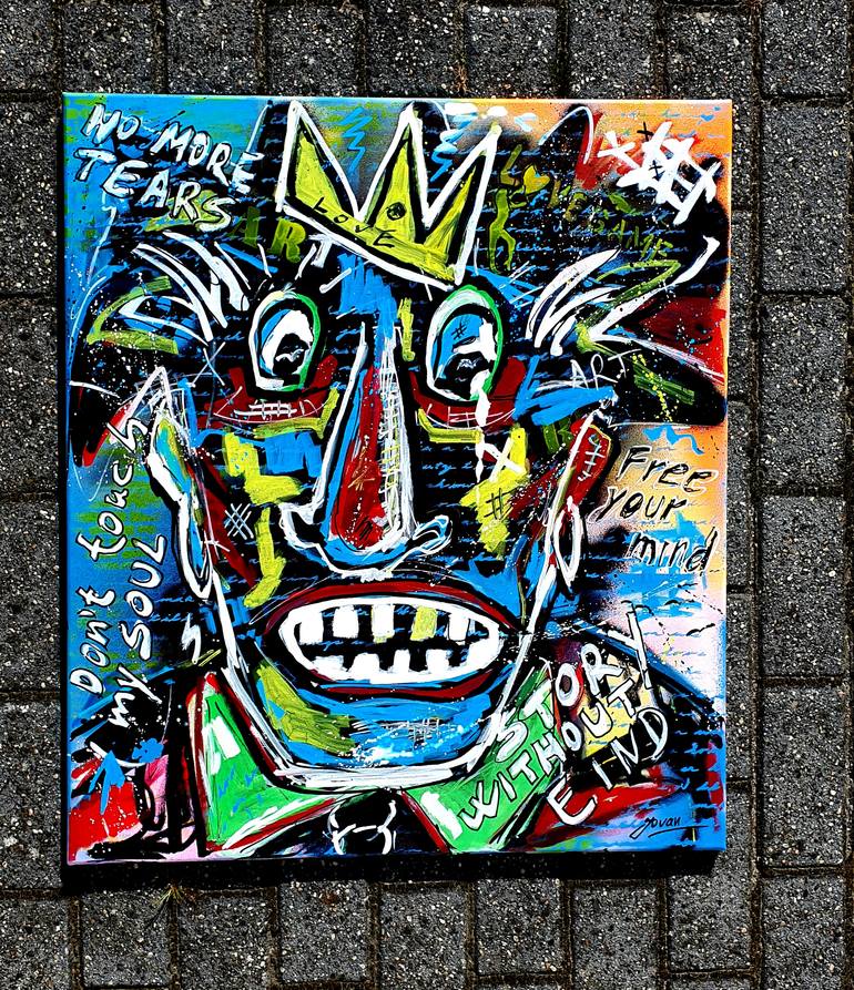 Original Pop Art Abstract Painting by Jovan Srijemac