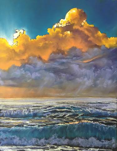 Print of Fine Art Seascape Drawings by Kateryna Piatakova