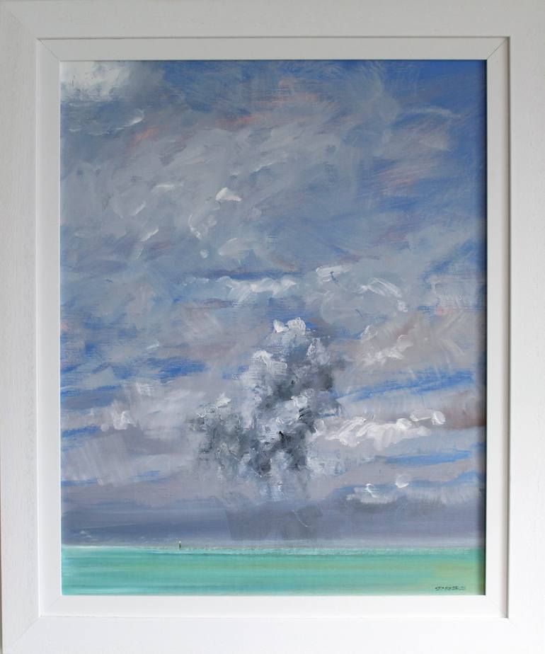 Original Impressionism Seascape Painting by Stuart Parker
