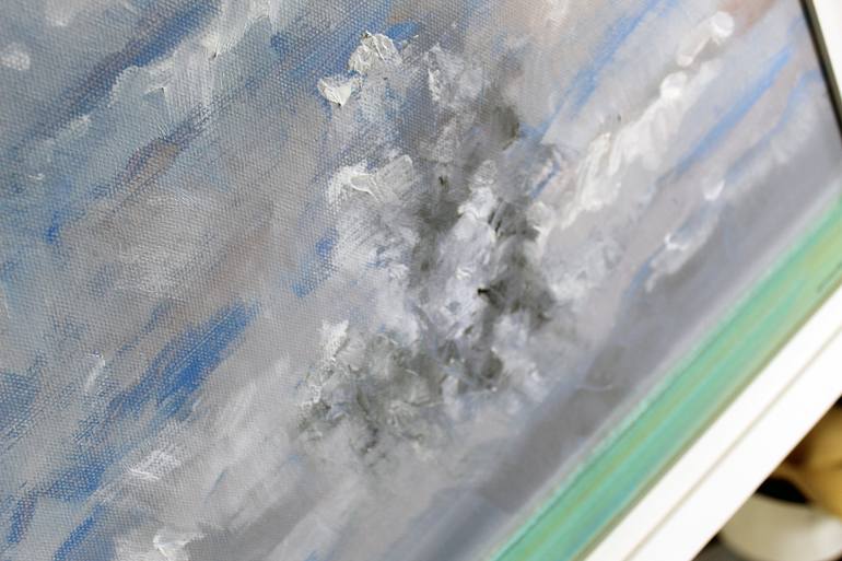 Original Impressionism Seascape Painting by Stuart Parker