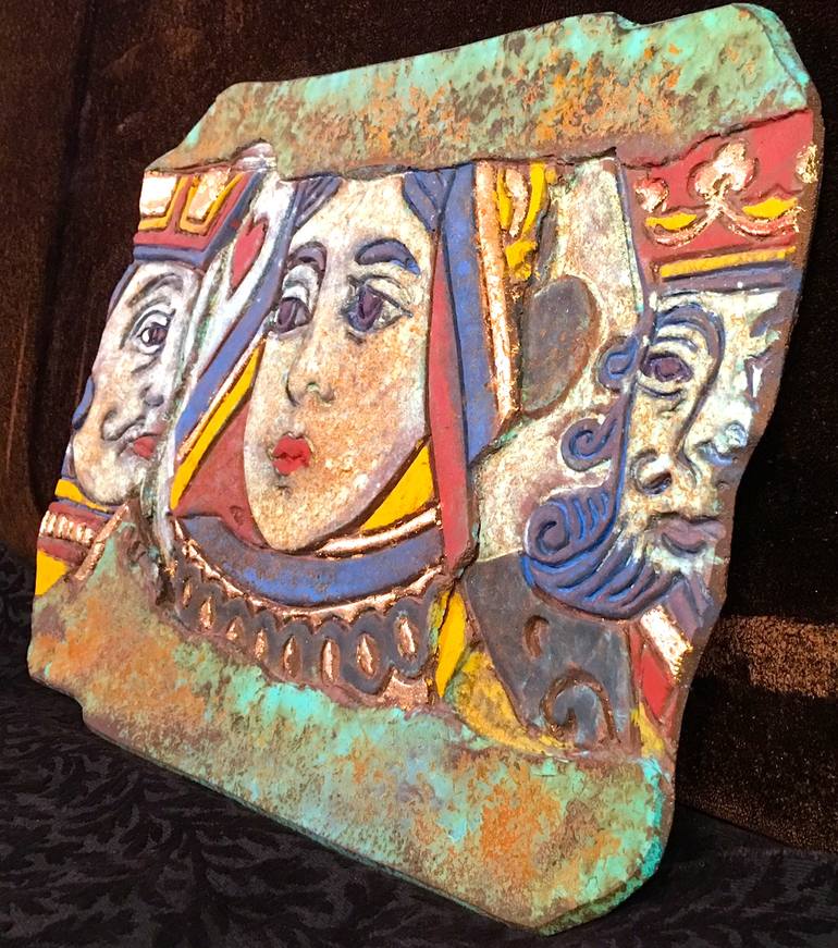 Original Pop Art Pop Culture/Celebrity Sculpture by Jeanne Dana