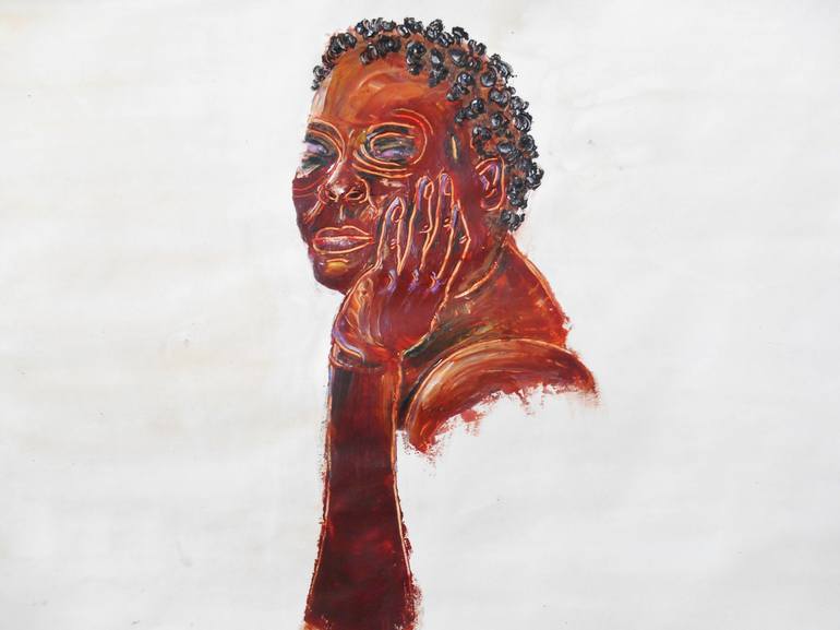 Print of Expressionism Women Paintings by Mh Sarkis