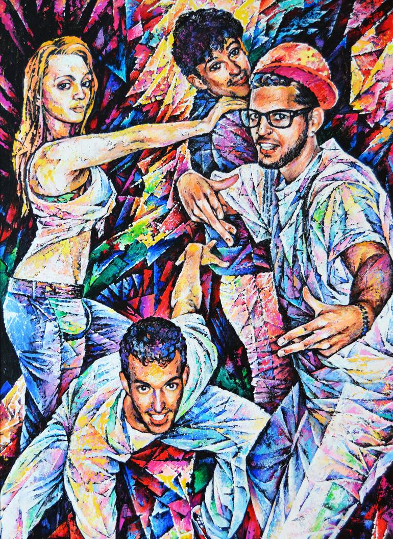 Hip-hop Painting by Vitaly Bobylev | Saatchi Art, image size:770x1055