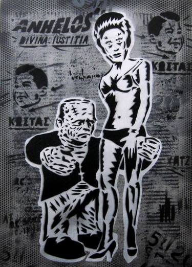 Print of Figurative Pop Culture/Celebrity Mixed Media by carlos madriz
