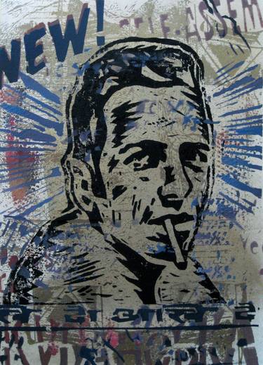 Original Contemporary Pop Culture/Celebrity Printmaking by carlos madriz