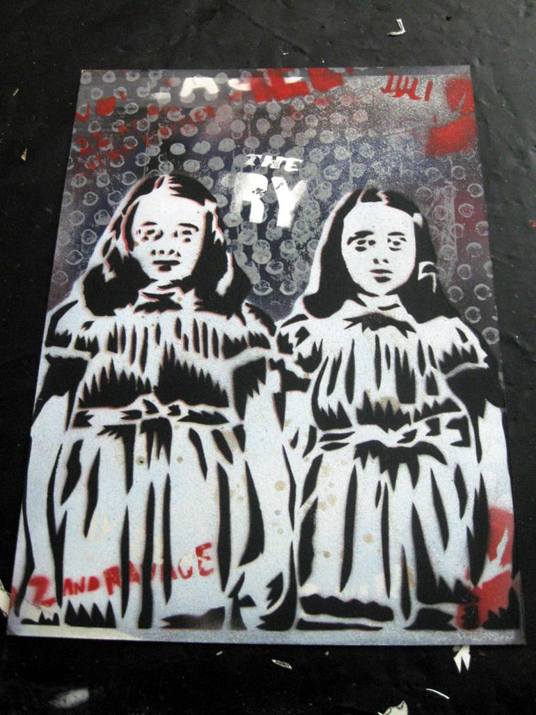 Original Pop Art People Painting by Carlos Madriz