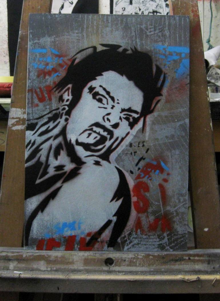 Original Contemporary People Painting by Carlos Madriz