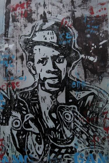 Original Contemporary Pop Culture/Celebrity Printmaking by Carlos Madriz