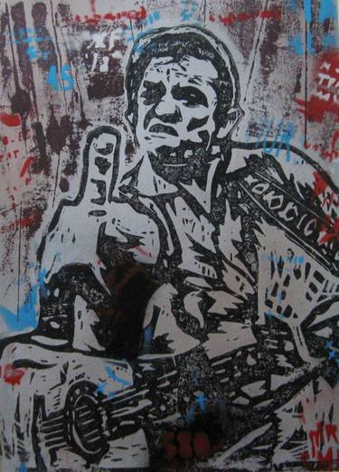 Original Documentary Music Printmaking by Carlos Madriz
