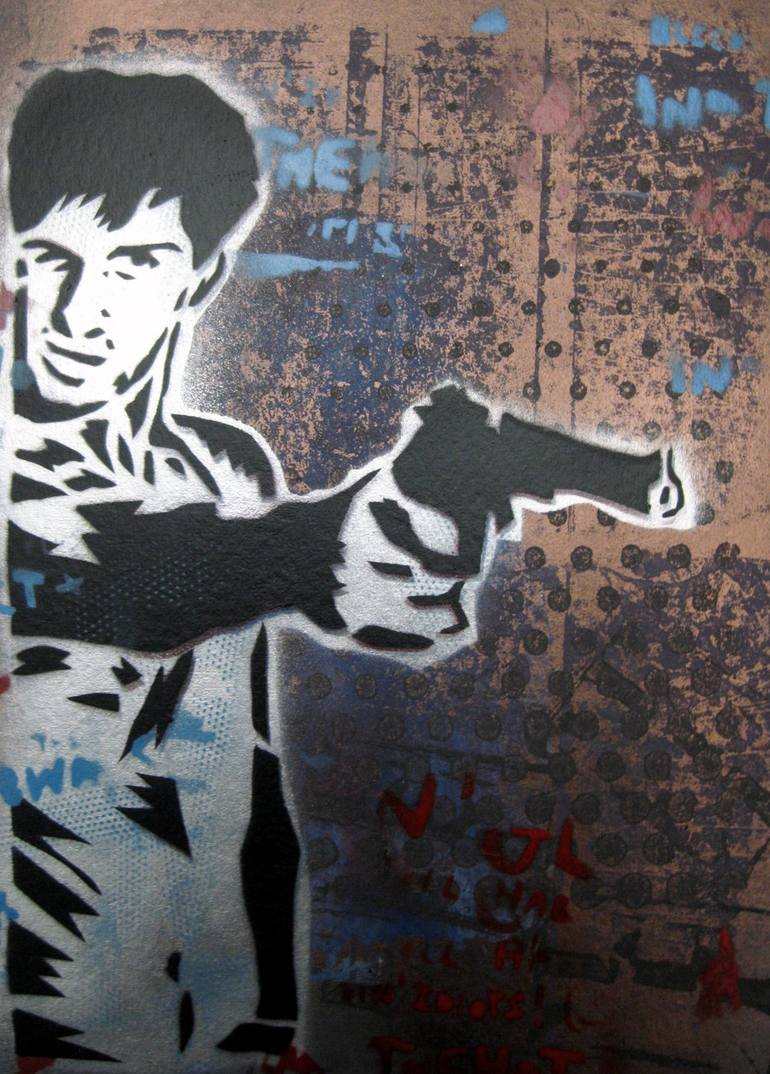Original Pop CultureCelebrity Painting by Carlos Madriz  Pop Art Art on Other  Travis