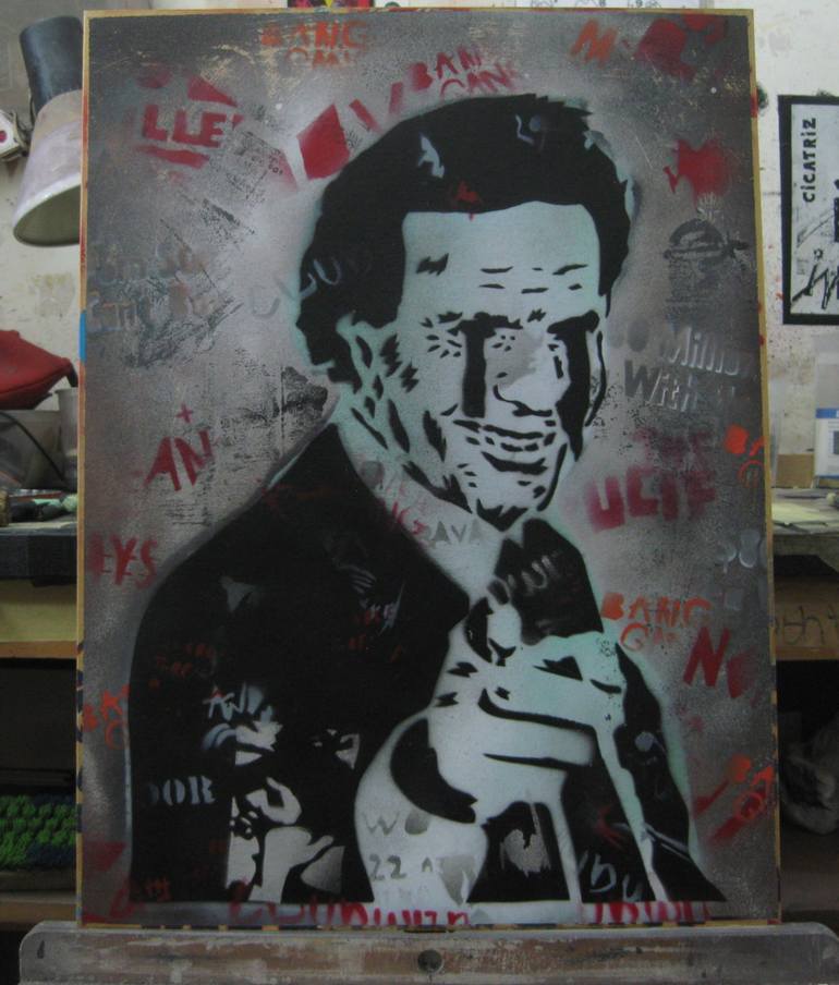 Original Contemporary Pop Culture/Celebrity Painting by Carlos Madriz