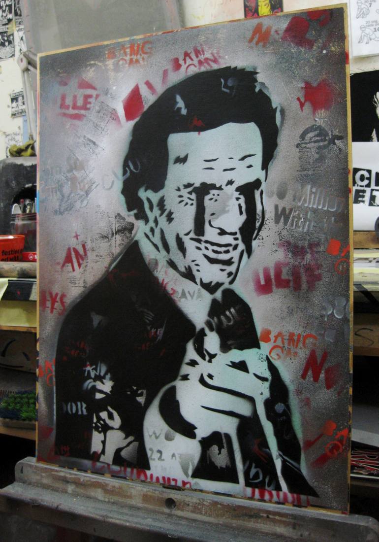 Original Contemporary Pop Culture/Celebrity Painting by Carlos Madriz