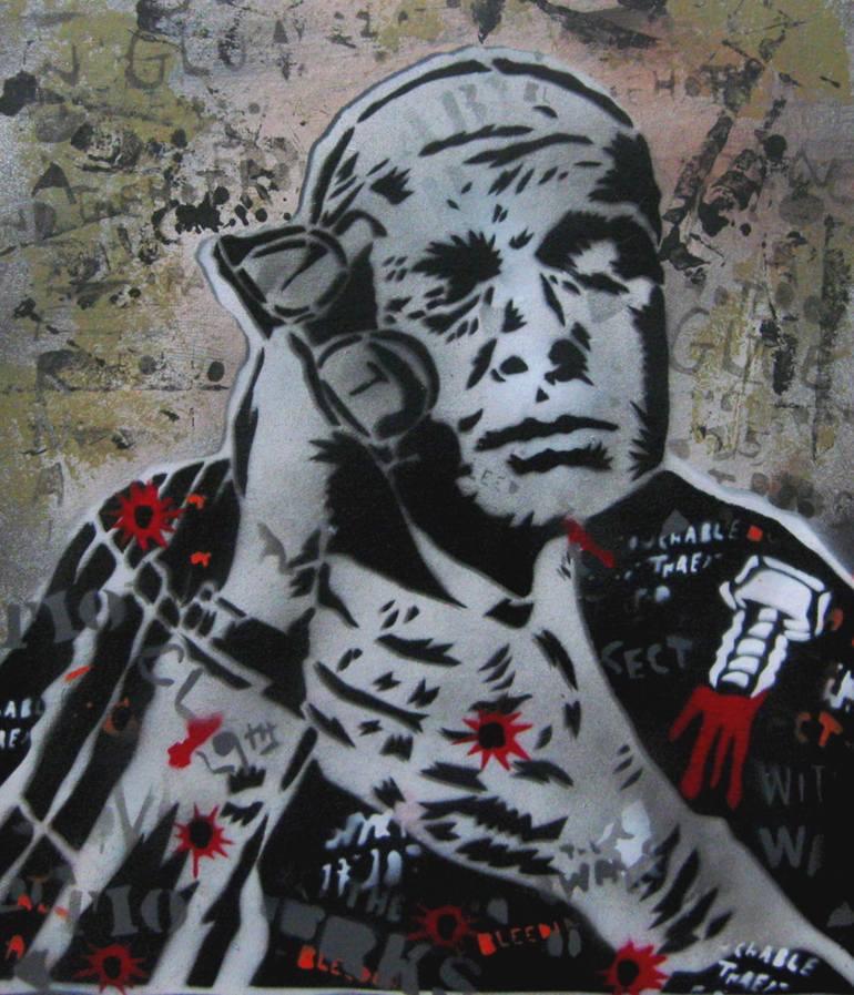 Original Contemporary Pop Culture/Celebrity Painting by Carlos Madriz