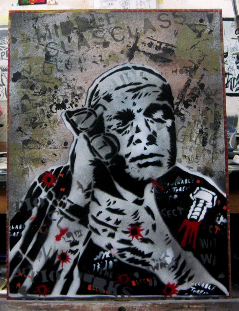 Original Contemporary Pop Culture/Celebrity Painting by Carlos Madriz