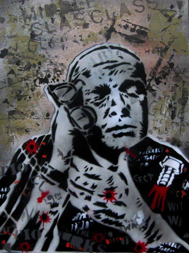 Original Contemporary Pop Culture/Celebrity Painting by Carlos Madriz