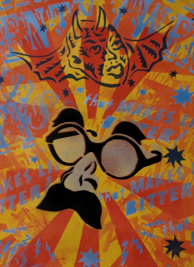 Original Contemporary Pop Culture/Celebrity Printmaking by Carlos Madriz