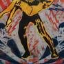 Number 1 of “Promesas” series. A new series inspired by science fiction B series movies, Pulp Literature and elements from popular culture.
Free style screenprint and spray paint stencil on 350 g card
50 x 70 cms.
This piece is unframed.