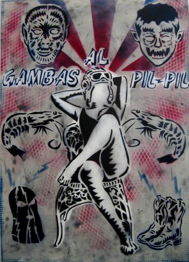Print of Figurative Popular culture Paintings by carlos madriz