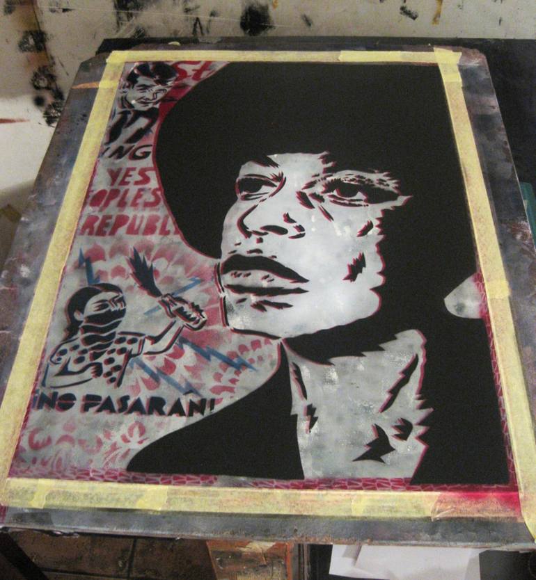 Original Modernism Politics Painting by Carlos Madriz