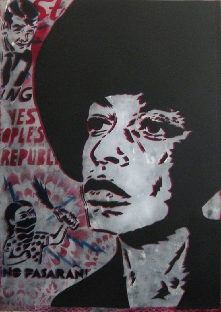 Original Modernism Politics Painting by Carlos Madriz