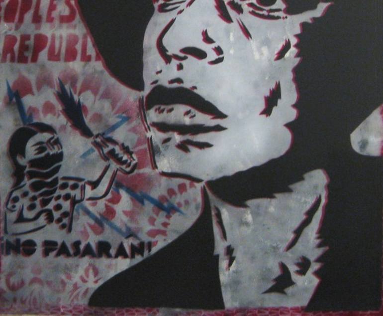 Original Modernism Politics Painting by Carlos Madriz