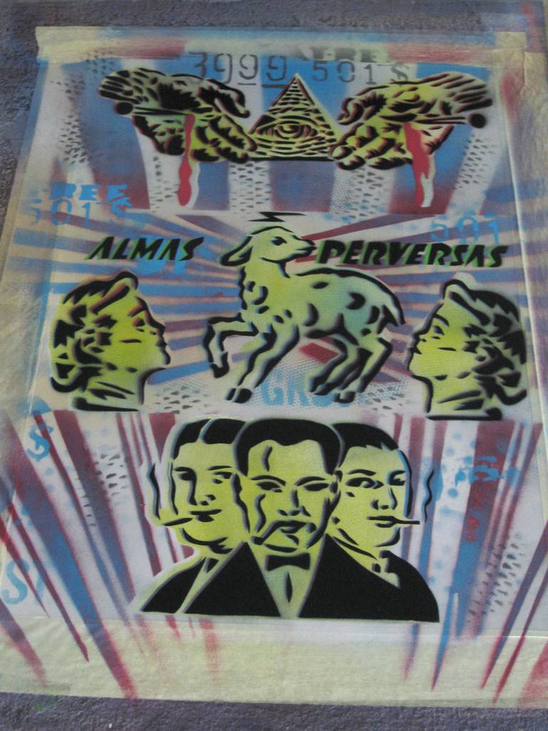 Original Documentary Religion Painting by Carlos Madriz