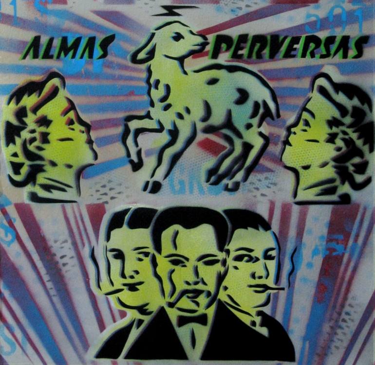 Original Documentary Religion Painting by Carlos Madriz