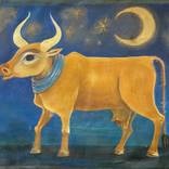 Egyptian Mythology - Night Cow by Tea Mikadze