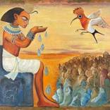 Egyptian Mythology - Egyptian sun god by Tea Mikadze