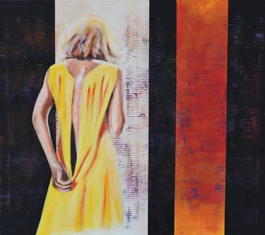 Original Figurative Women Paintings by Luiza Los-Plawszewska