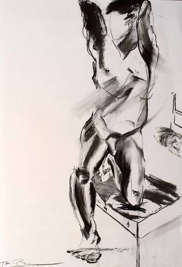 Print of Figurative Erotic Drawings by Yvette Ten-Bohmer