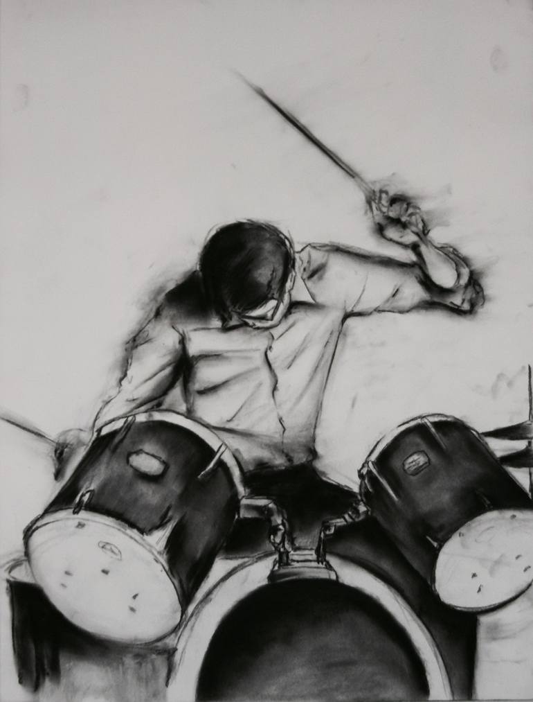 Drummer Boy Drawing By Dustin Scharnick Saatchi Art