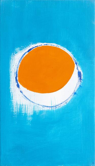 Saatchi Art Artist Ales Brazdil; Paintings, “orange sun” #art