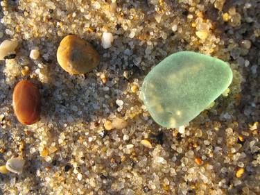 Sea Glass on Cape Cod Beach thumb