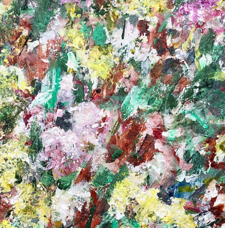 Original Expressionism Floral Painting by Michelle Carolan
