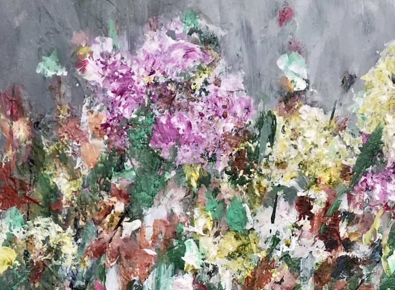 Original Expressionism Floral Painting by Michelle Carolan