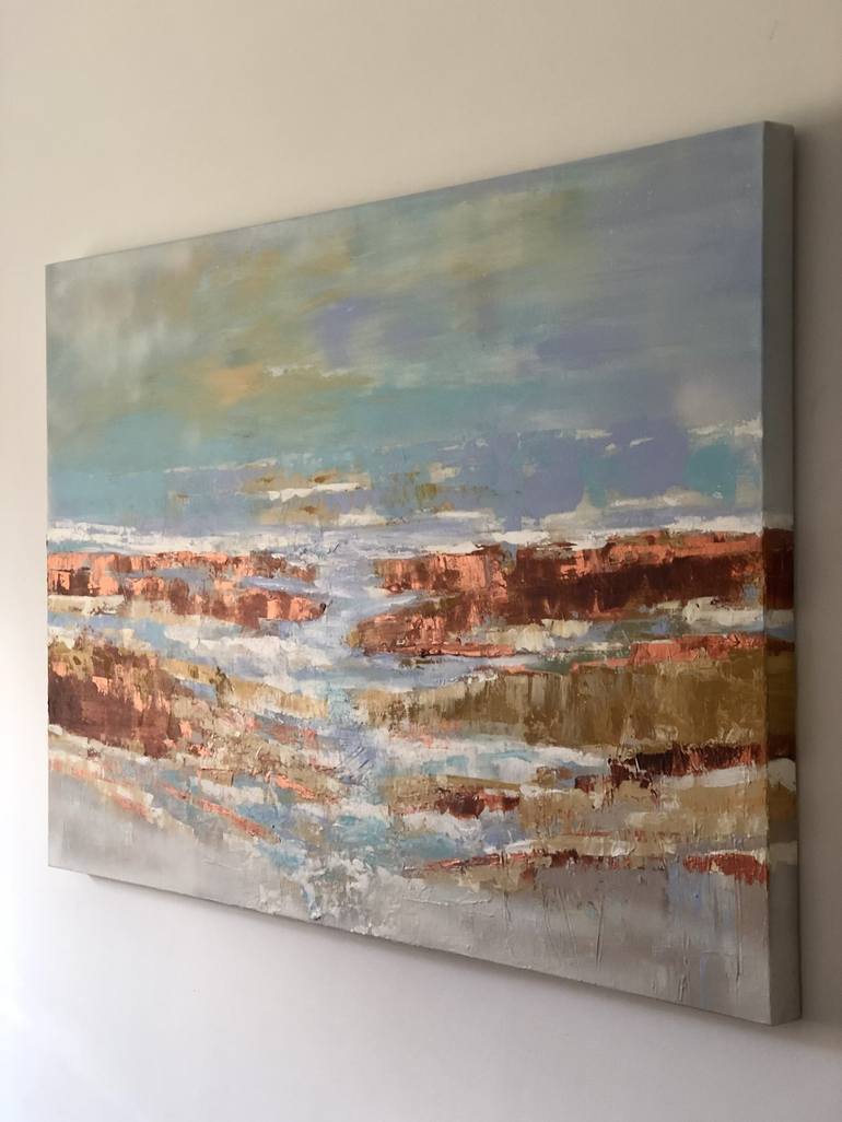 Original Abstract Seascape Painting by Michelle Carolan