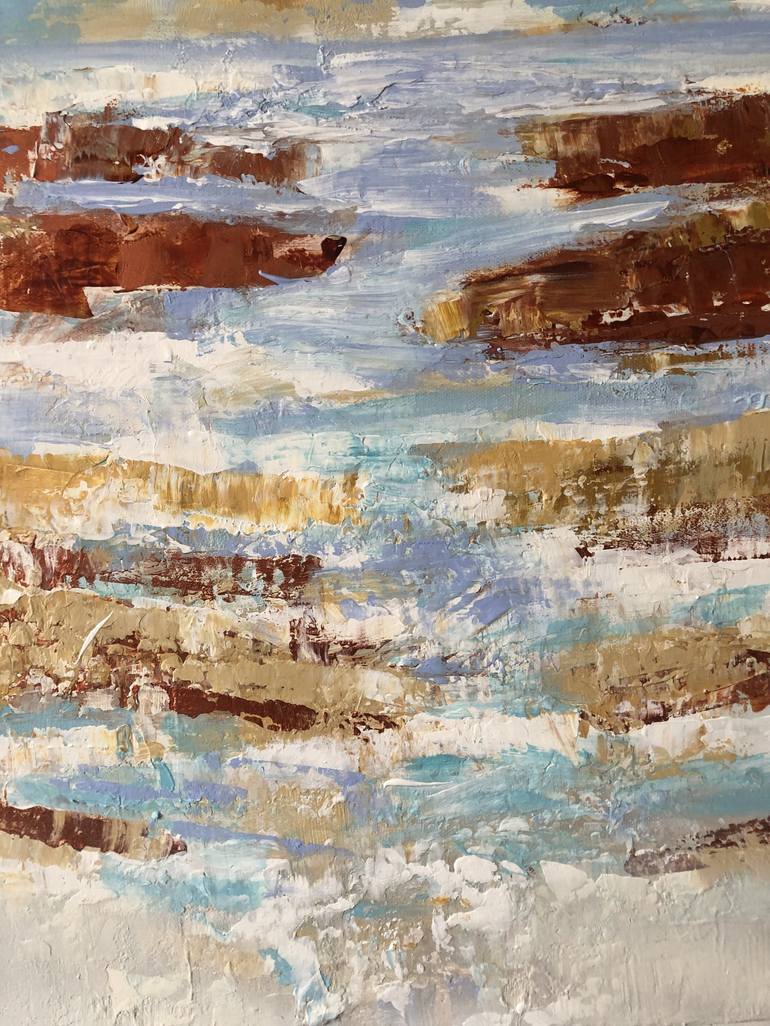 Original Abstract Seascape Painting by Michelle Carolan