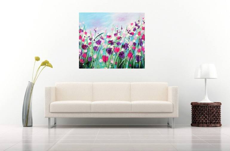 Original Abstract Landscape Painting by Michelle Carolan