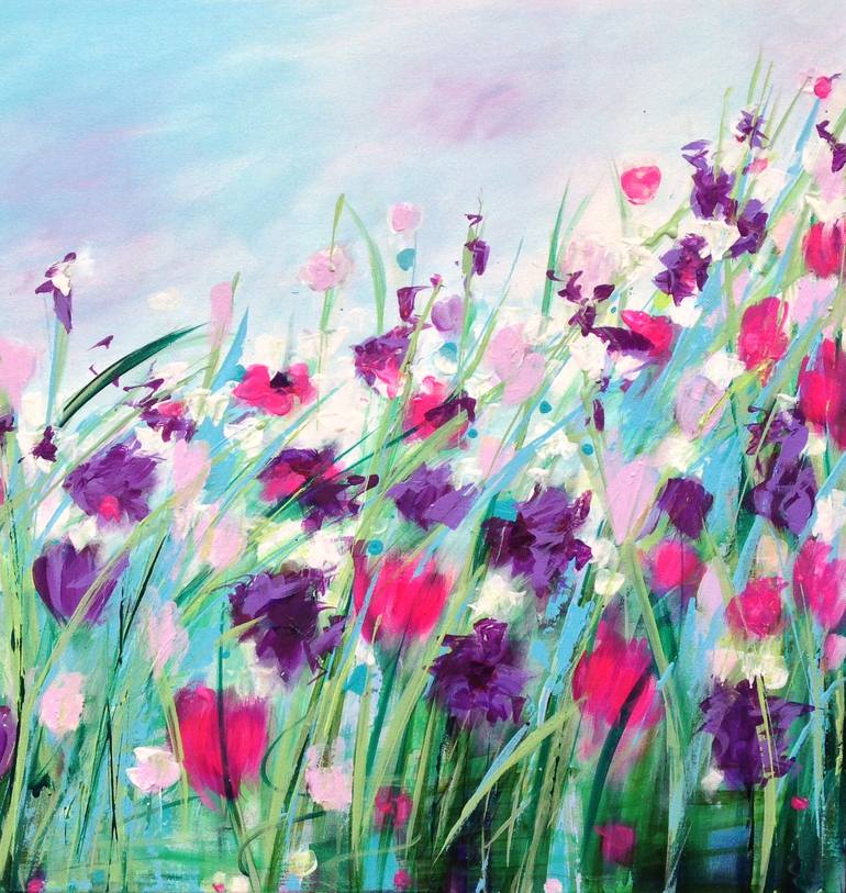 Original Abstract Landscape Painting by Michelle Carolan